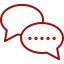 Icône discussion