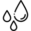 Icône gouttes d'eau