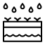 Icône infiltration d'eau