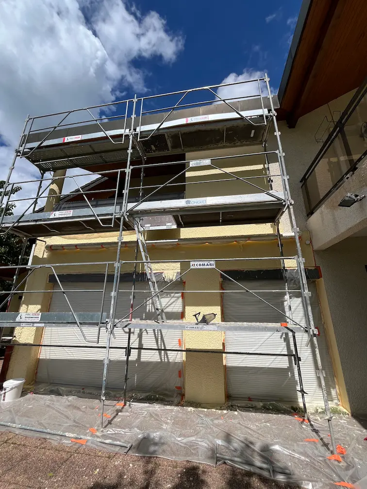 Peinture de façade à Versoix