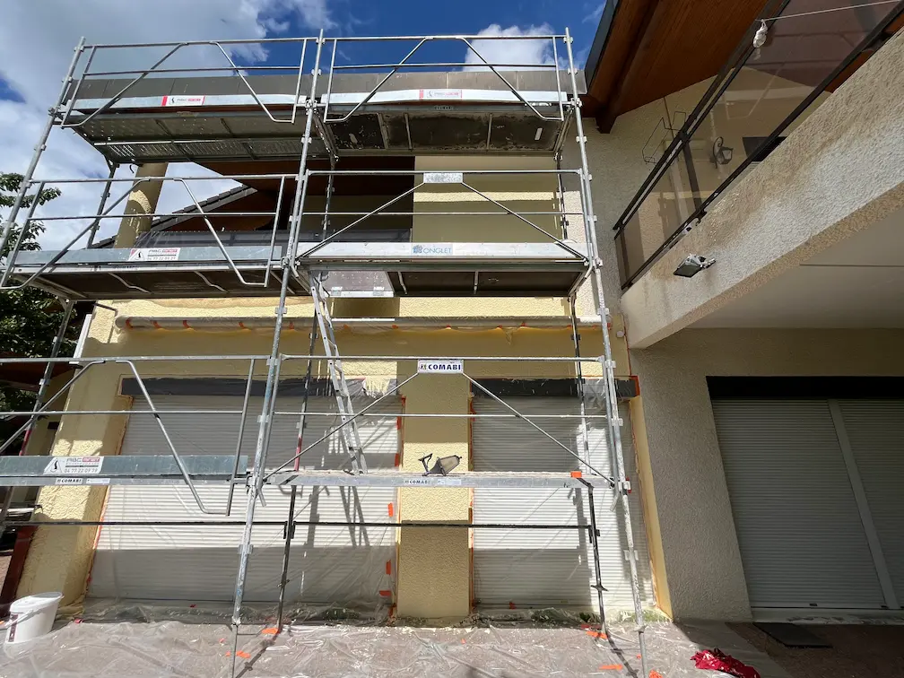 Peinture de façade à Versoix
