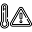 Icône surchauffe